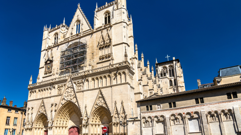 Cathédrale Saint-Jean à Lyon, France