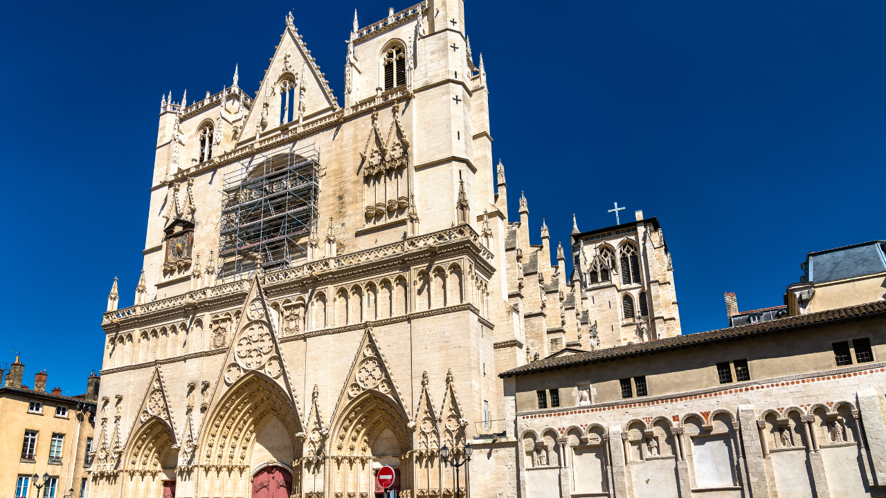 Cathédrale Saint-Jean à Lyon, France