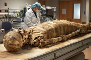 La momie de 3000 ans hospitalisée à Lyon dévoile ses secrets après un examen médical approfondi