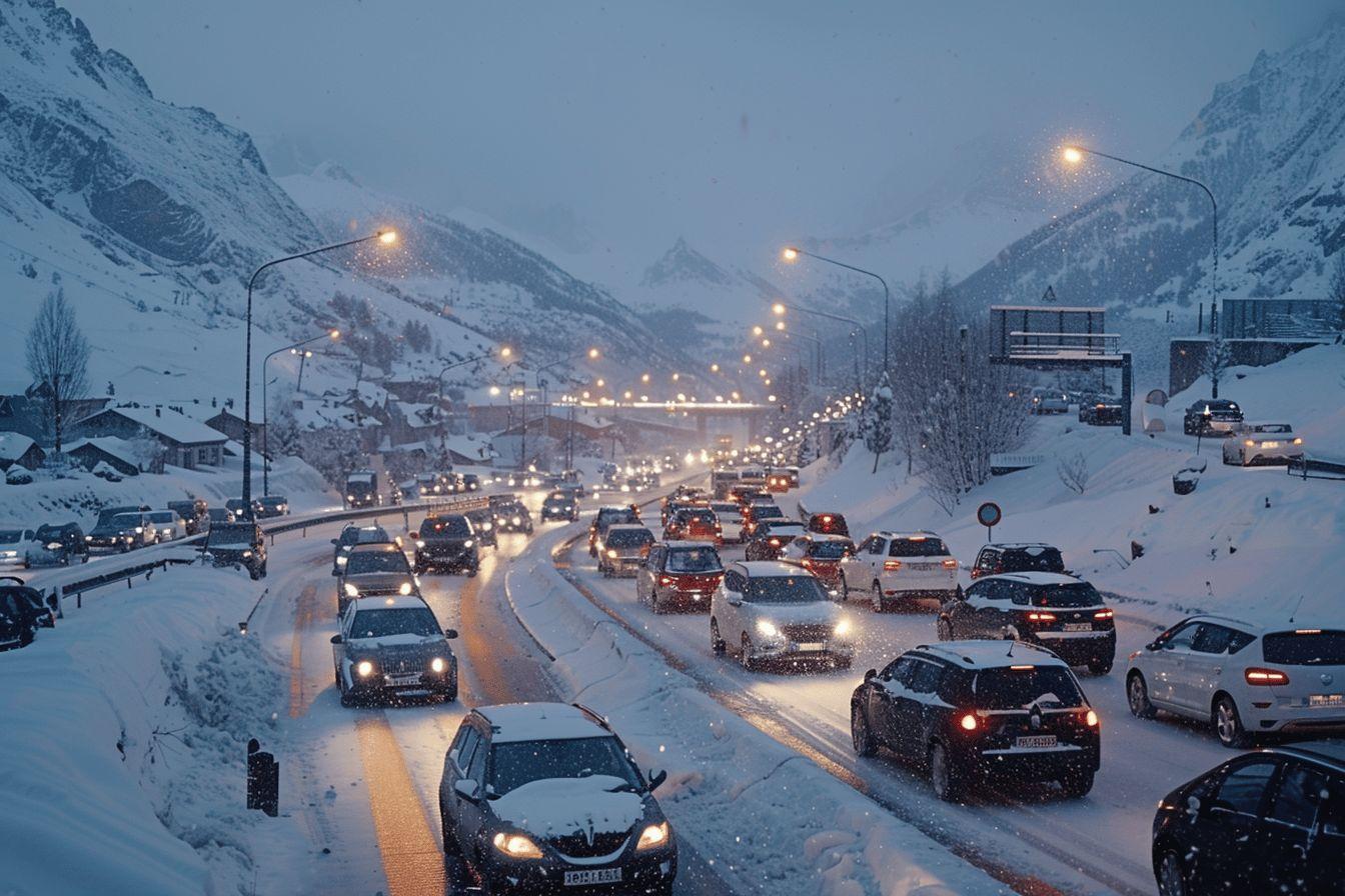 Trafic dense sur les routes d'Auvergne-Rhône-Alpes pour les vacances de février : préparez votre départ