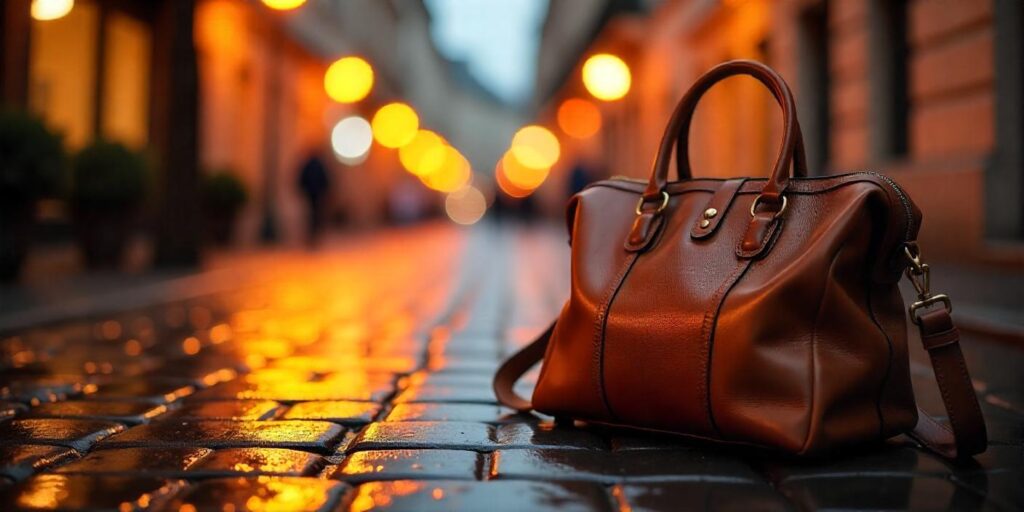 Un sac en cuir