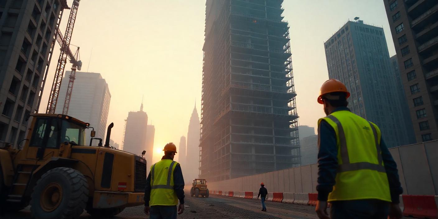 Un chantier de construction