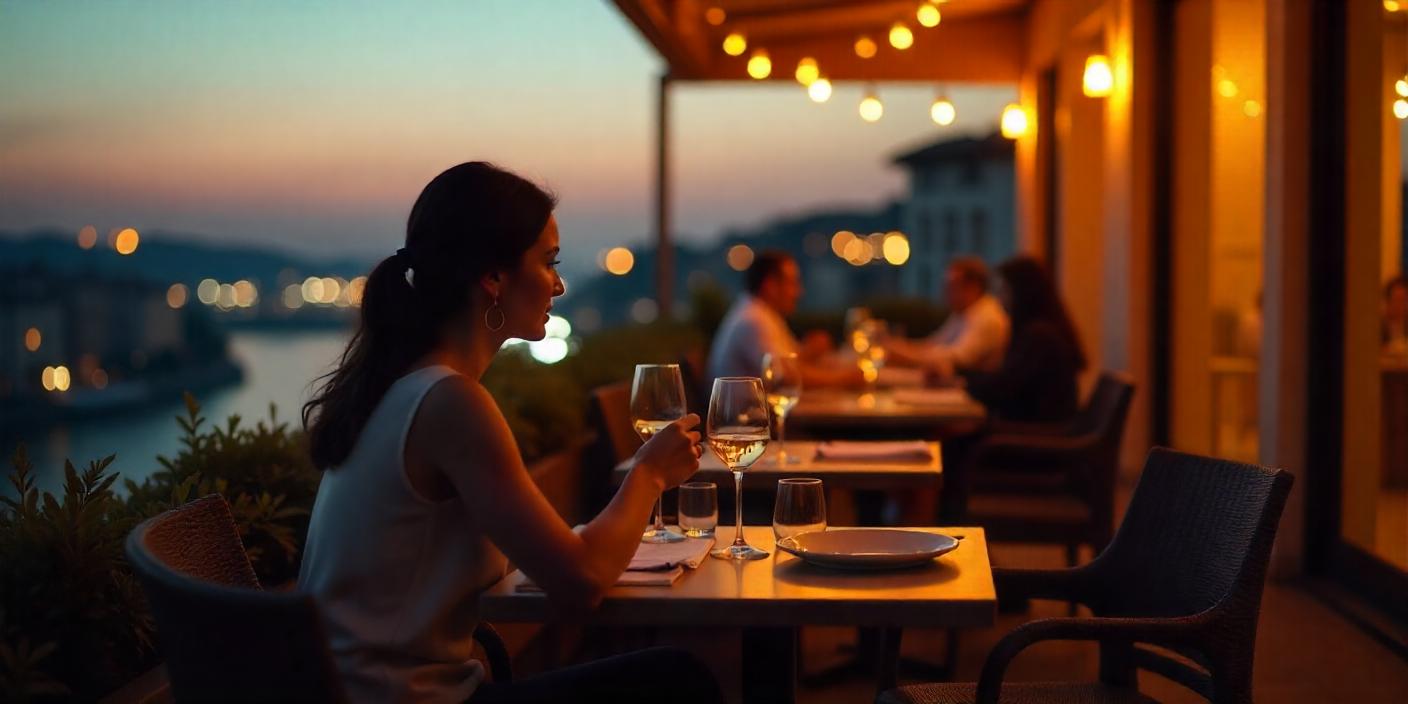 Une terrasse à Lyon
