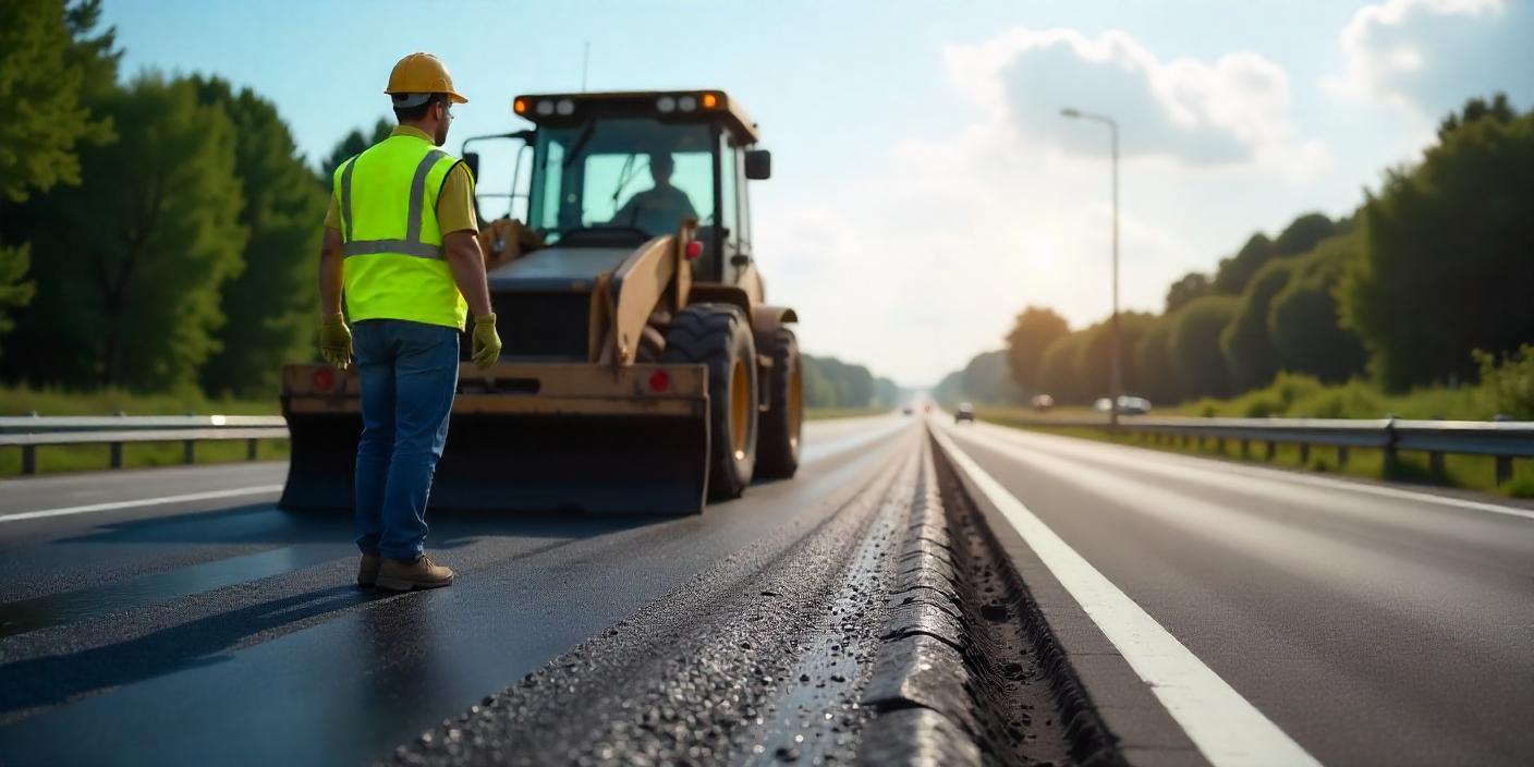 Un chantier sur l'A47 entre Saint Etienne et Lyon