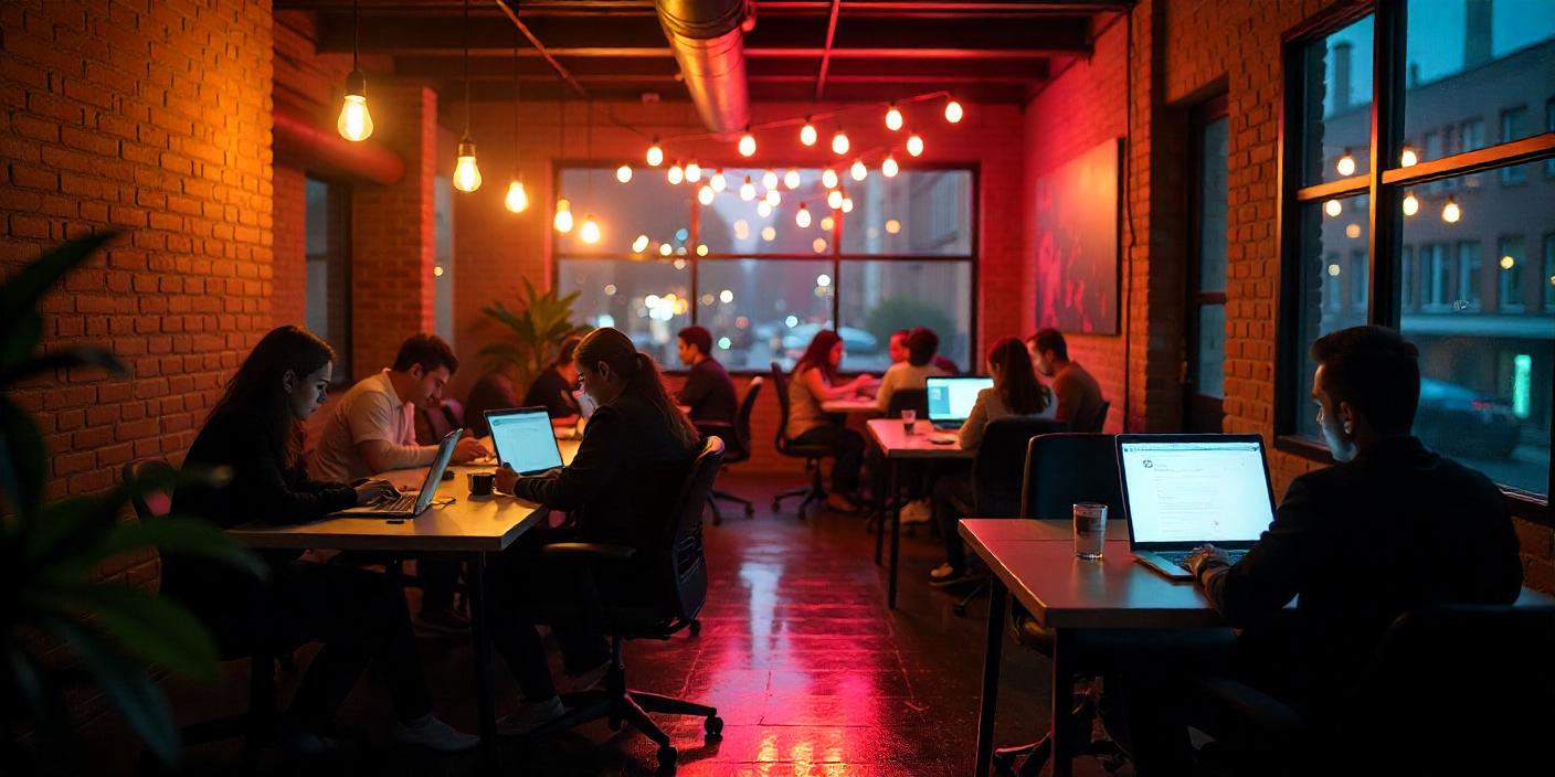Un espace de coworking