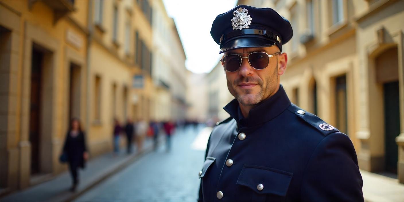 Un policier municipal à Lyon