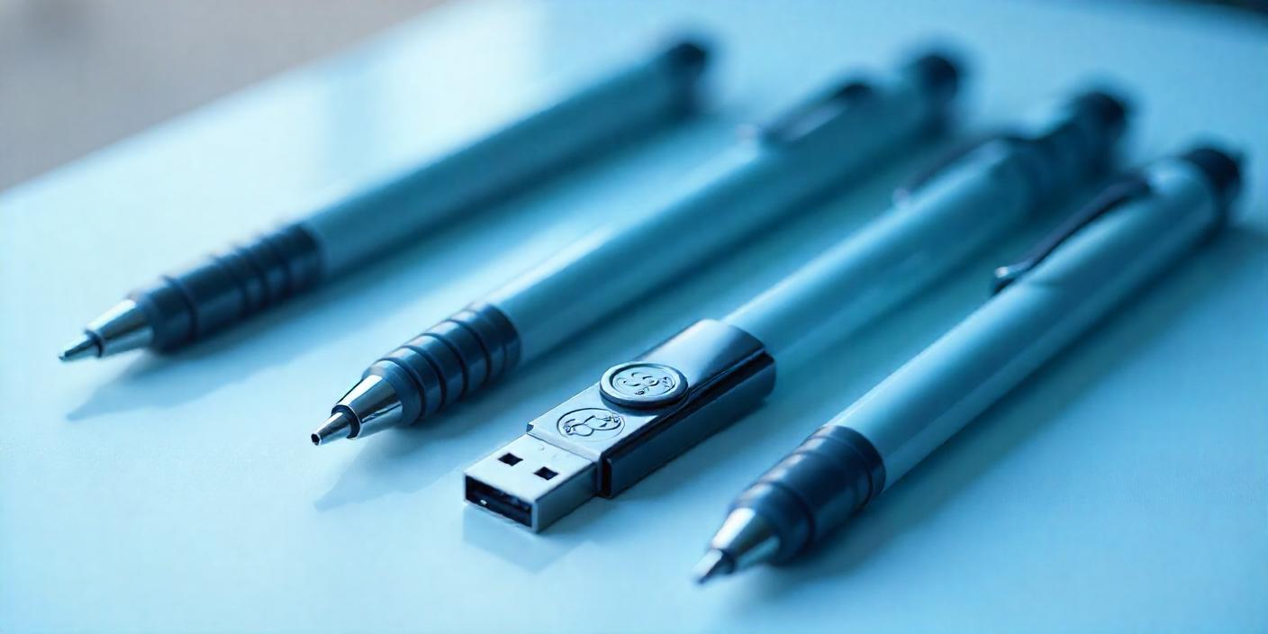 Des stylos ou clé USB comme goodies publicitaires