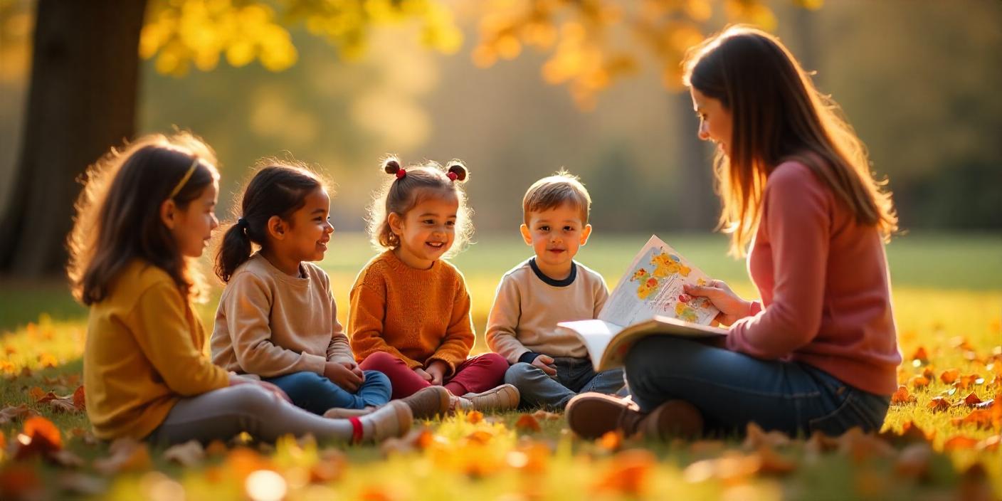 Des enfants dans une école maternelles
