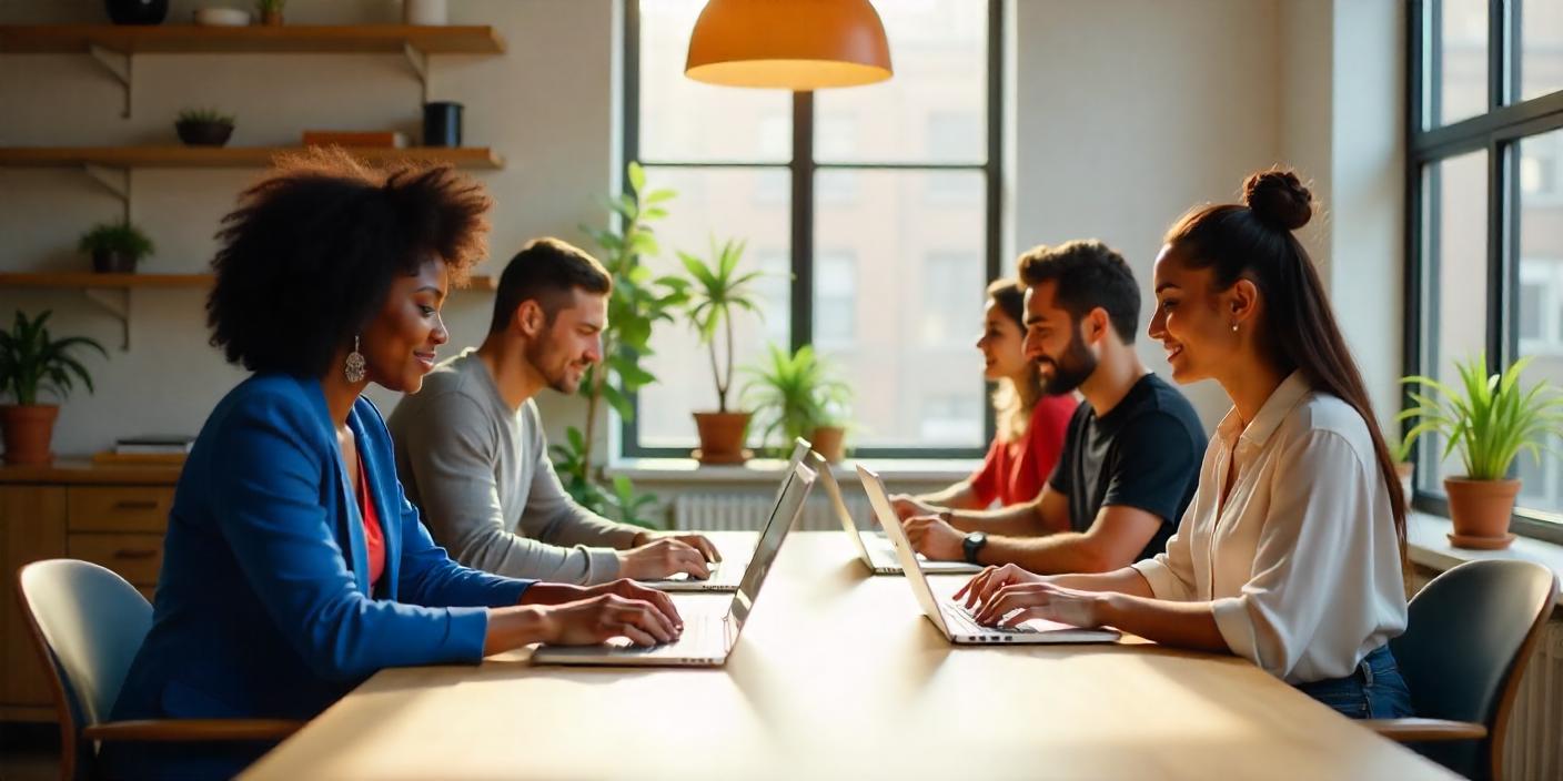 Un espace de coworking