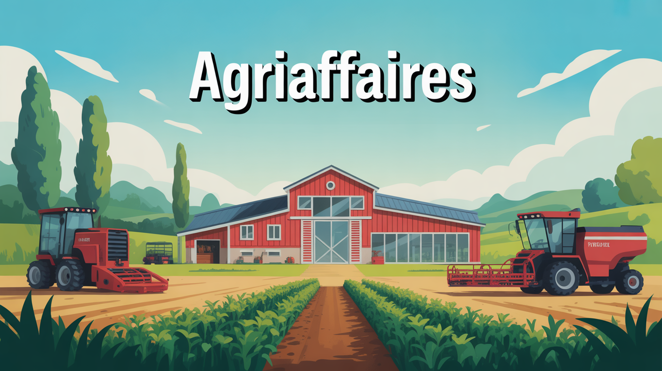 agriaffaires ferme moderne et machines vue large