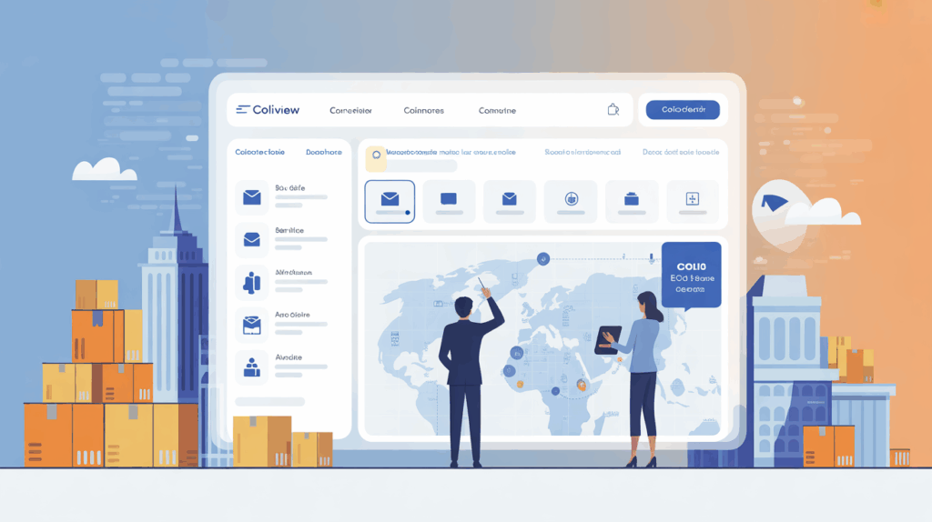 Interface logistique ColiView avec professionnels