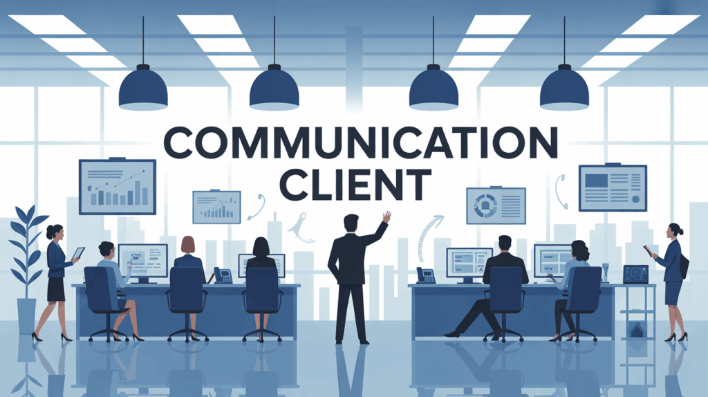 Centre d'appels moderne Miratel Communication Client