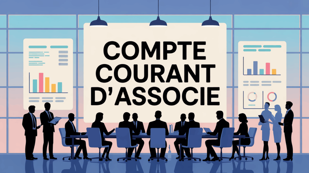 Illustration salle de réunion moderne pour compte courant d'associé