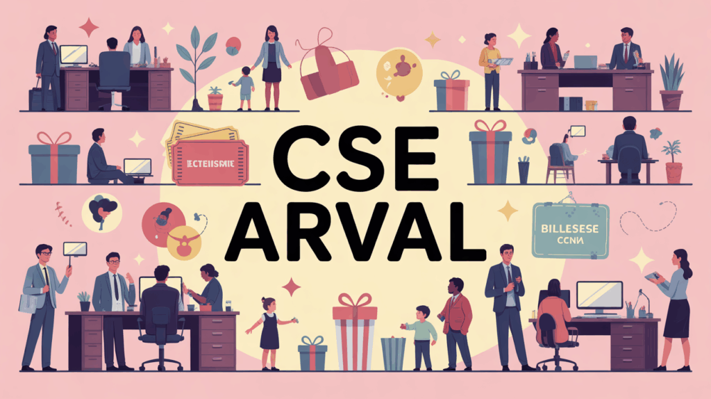 Illustration CSE Arval Lyon famille avantages bureau
