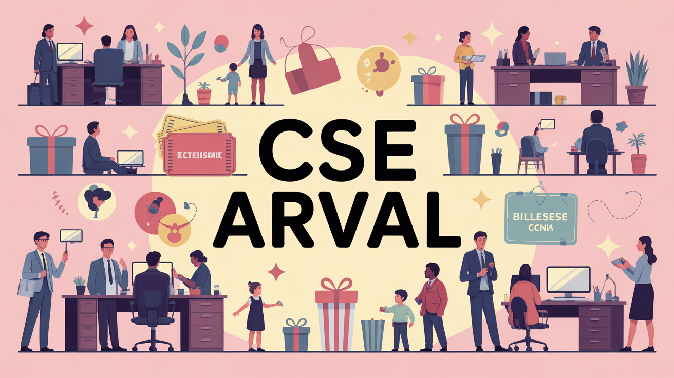 Illustration CSE Arval Lyon famille avantages bureau