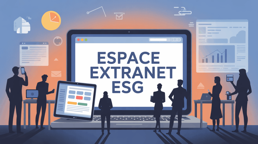 accueil espace extranet esg sur tous supports