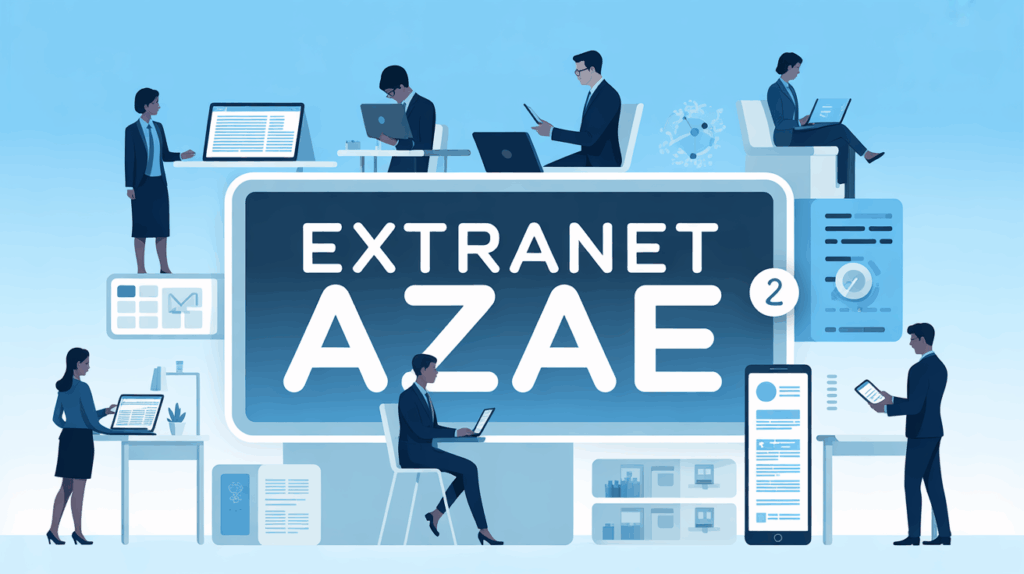 Tableau de bord extranet Azaé moderne sur divers appareils