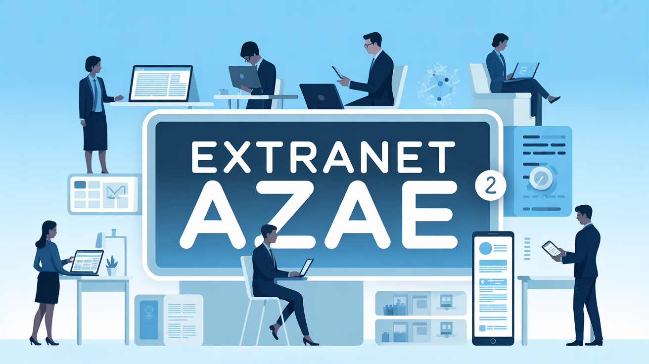 Tableau de bord extranet Azaé moderne sur divers appareils