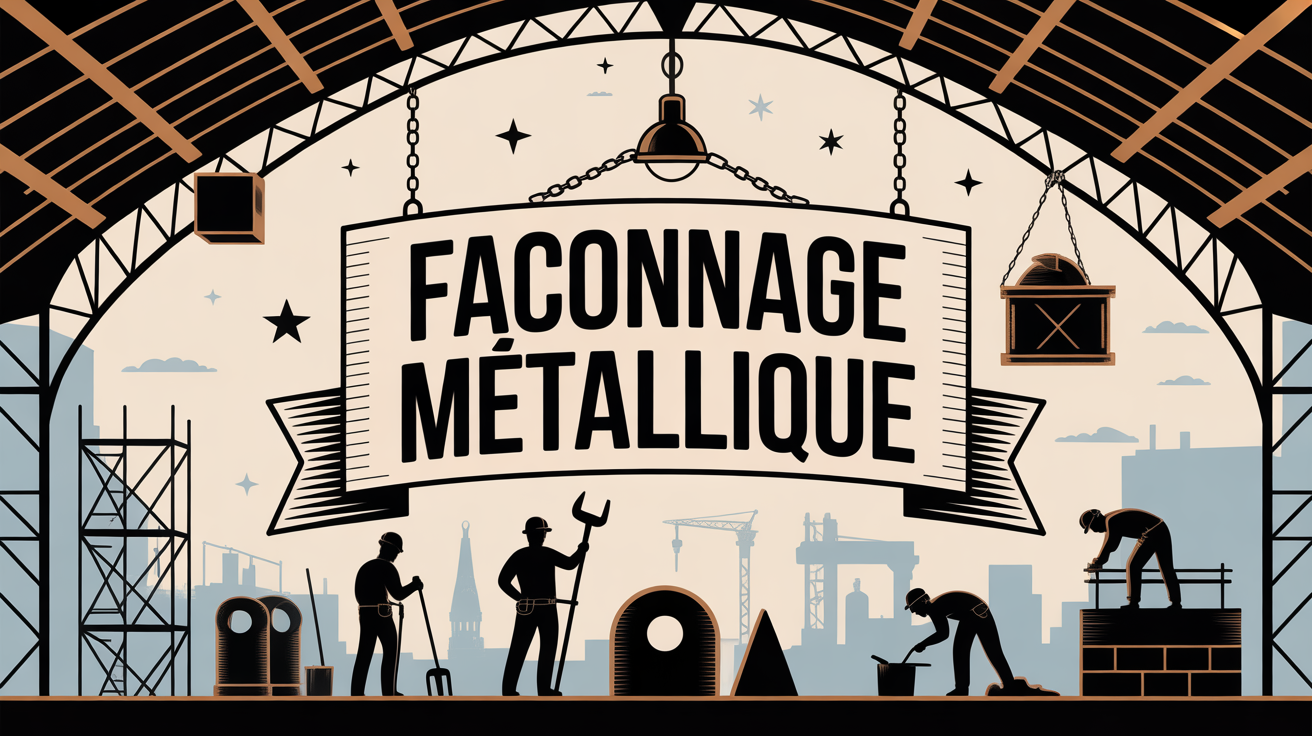 Chantier faconnage metallique Lyon batiment ancien moderne