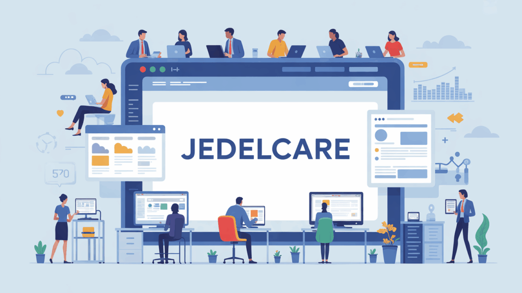 Interface Jedelcare pour démarches administratives et santé