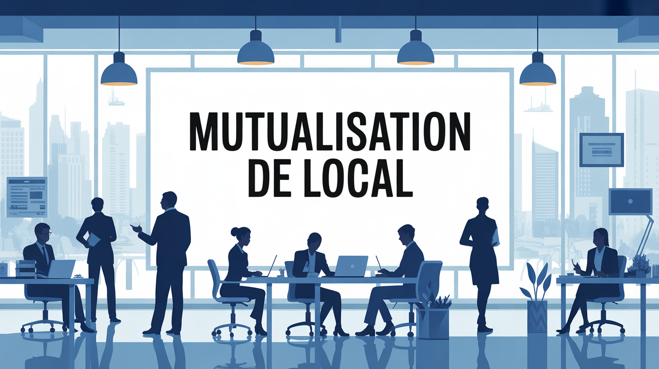Mutualisation de local entreprises Lyon collaboration espace