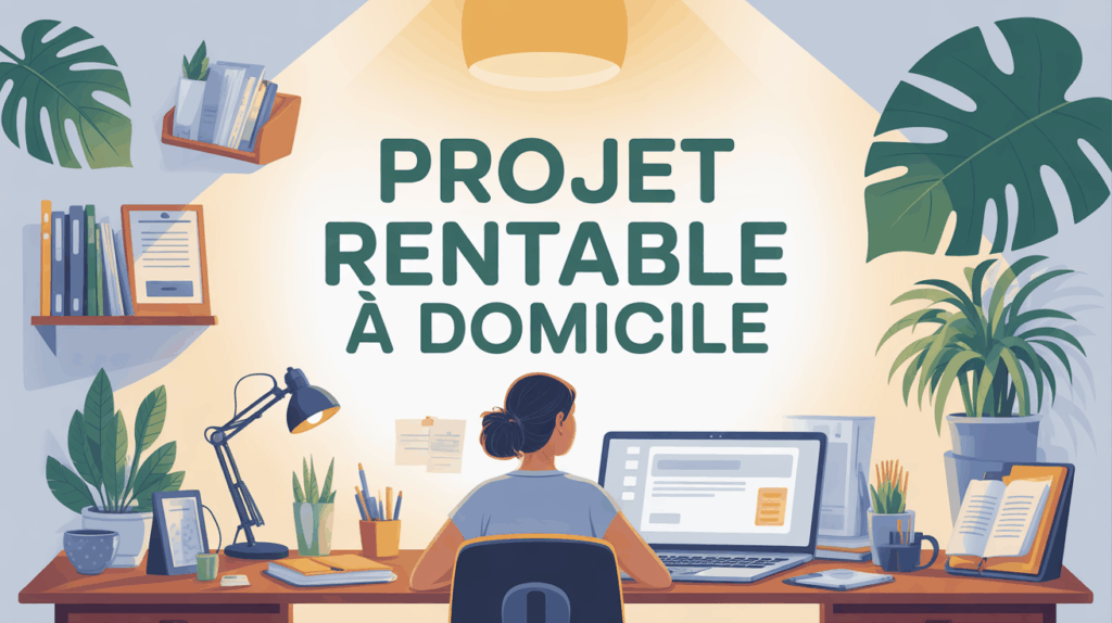 Bureau lumineux projet rentable a domicile