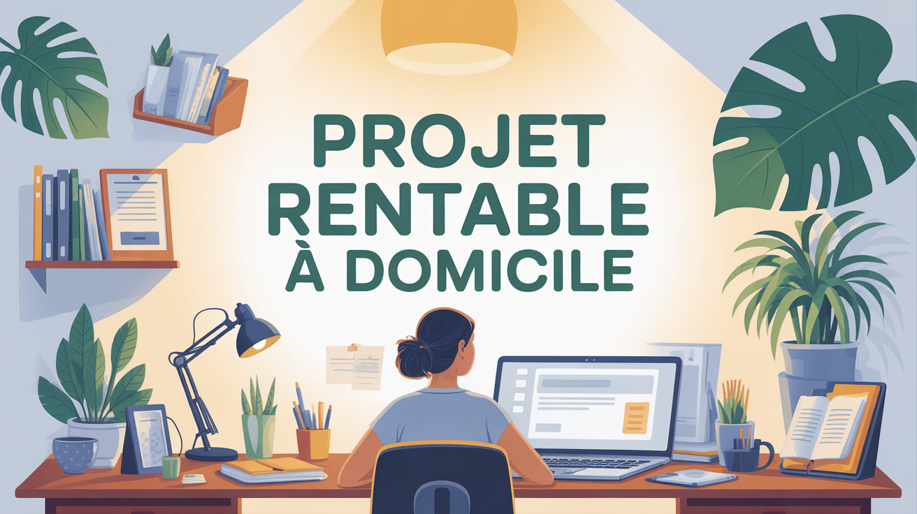 Bureau lumineux projet rentable a domicile