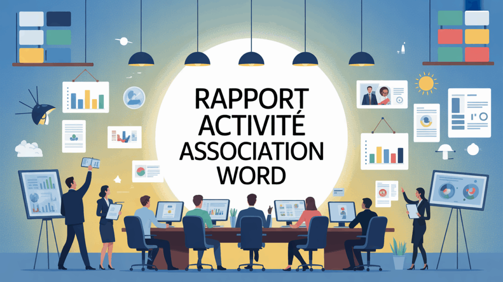 bureau dynamique rapport activite association word