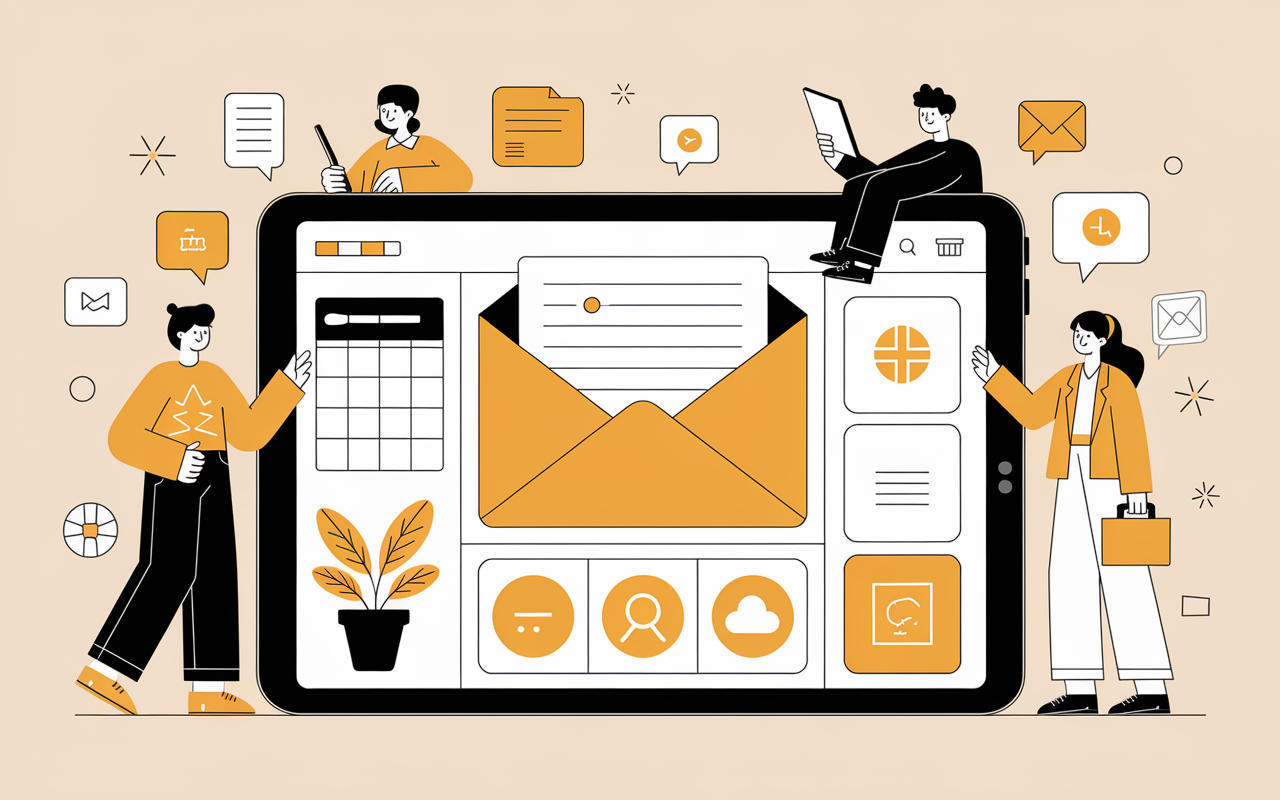 Interface services extranet Azaé sur tablette