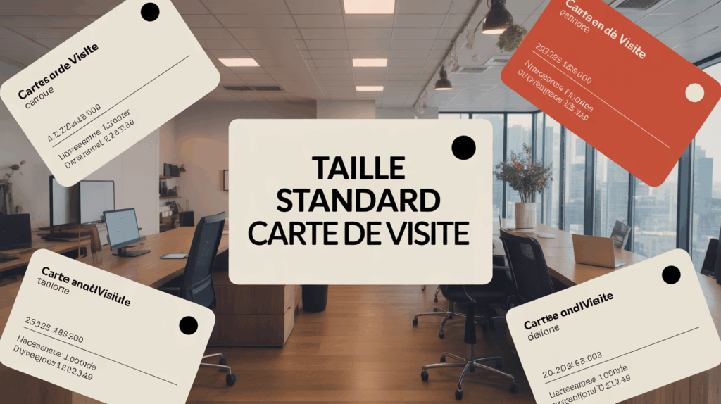 vue de cartes de visite format standard lyon