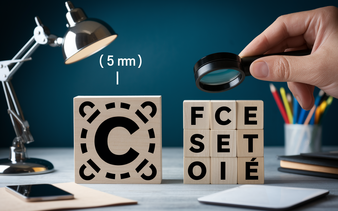 Zoom logo CE China Export differences loupe