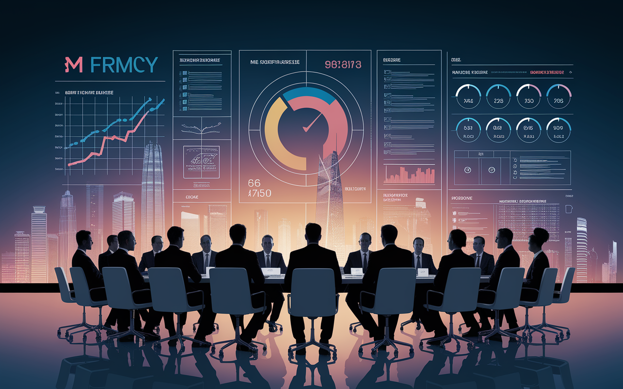 Scène réunion Business Review B2B Lyon indicateurs