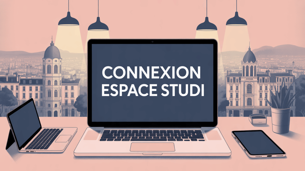 Connexion espace Studi Lyon tablette ordinateur smartphone