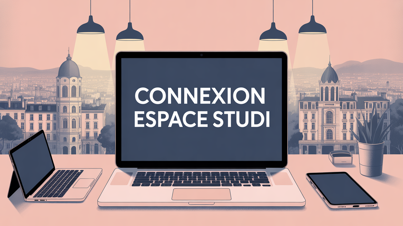 Connexion espace Studi Lyon tablette ordinateur smartphone
