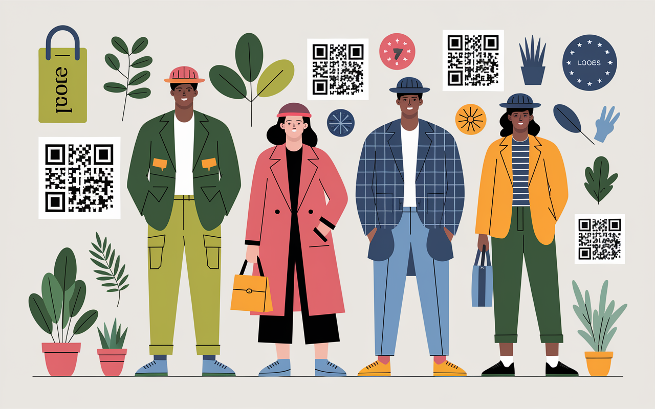 Illustration Noyoco mode responsable urbain vetements mixtes durables