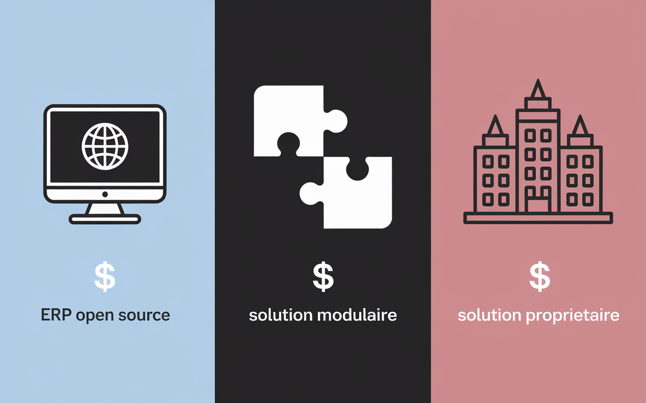 Comparatif ERPNext Odoo SAP Lyon PME open source