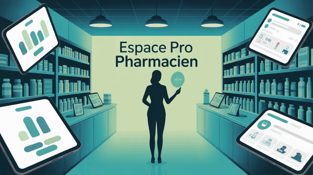 Illustration pharmacie digitale lyonnaise Espace Pro Pierre Fabre