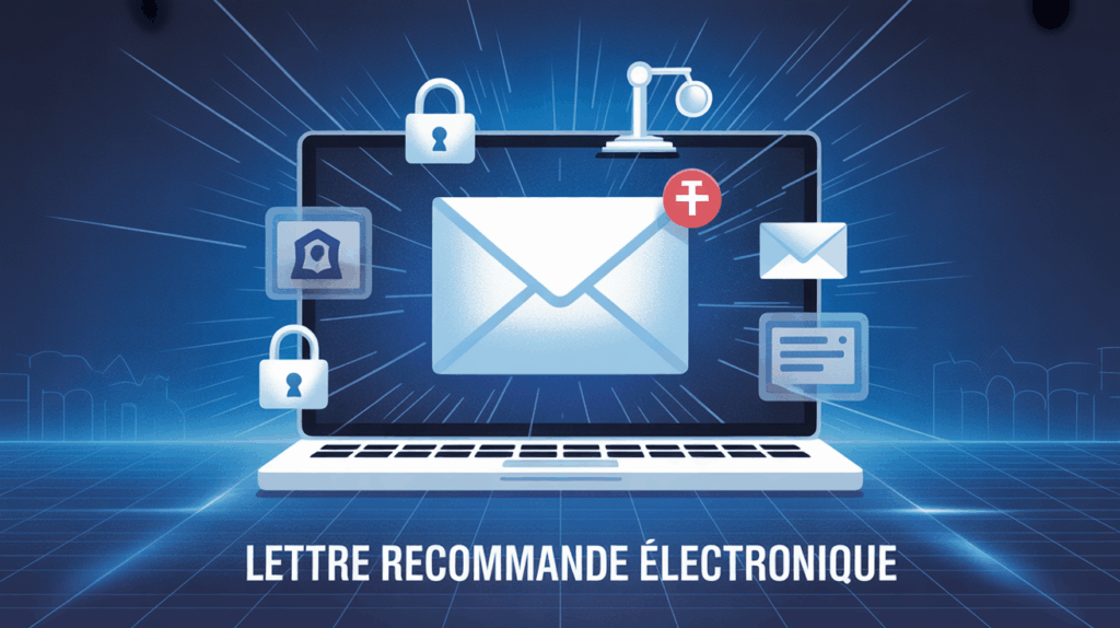 illustration lettre recommandee electronique et justice
