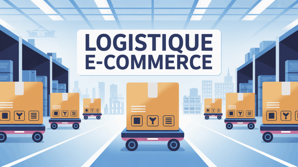 illustration logistique e-commerce moderne lyon