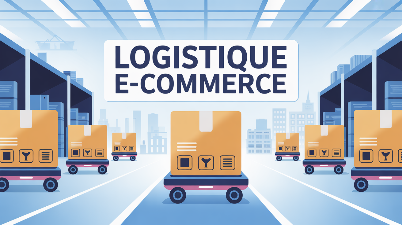 illustration logistique e-commerce moderne lyon
