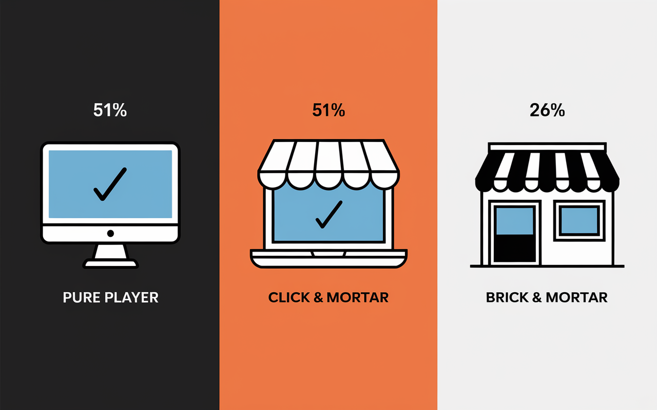 tableau comparatif pure player click mortar