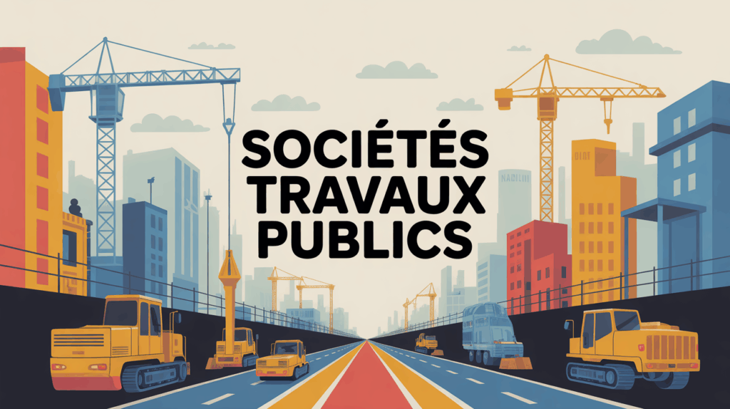 illustration chantier urbain societes travaux publics