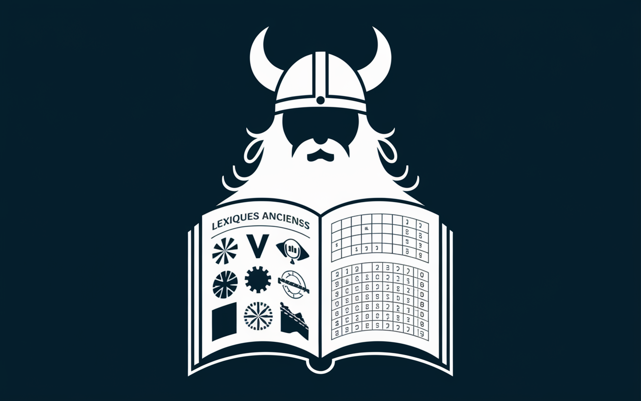 Personnage viking dir livre lexique symbole
