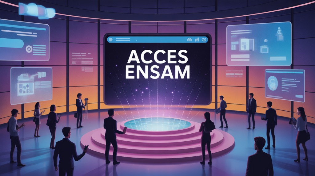 Acces ENSAM plateforme numerique campus etudiants
