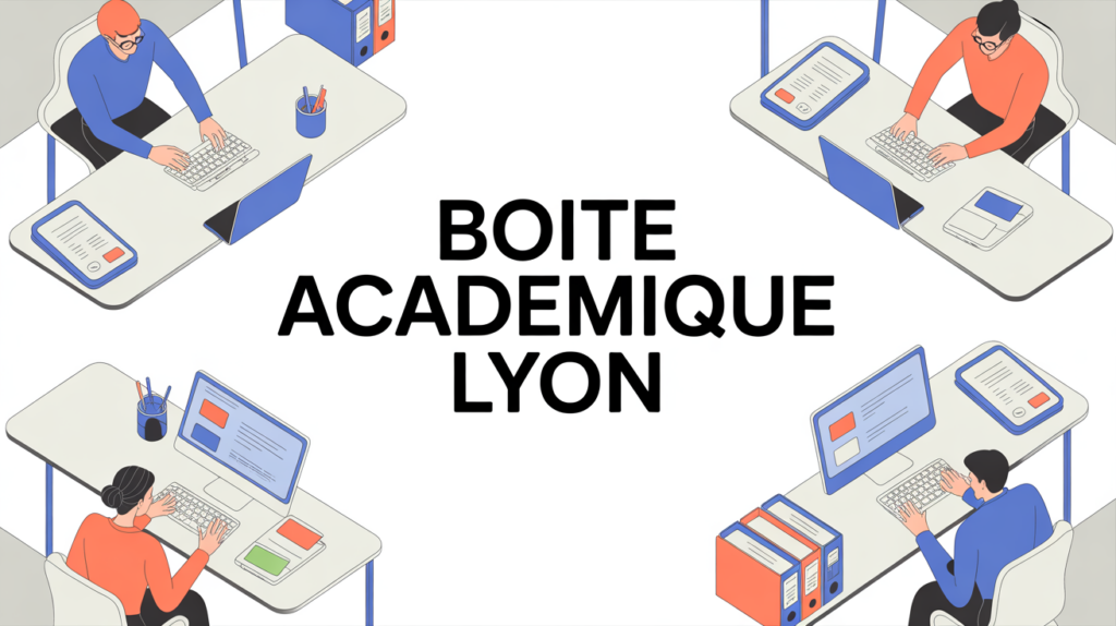 Illustration boite academique Lyon espace numerique