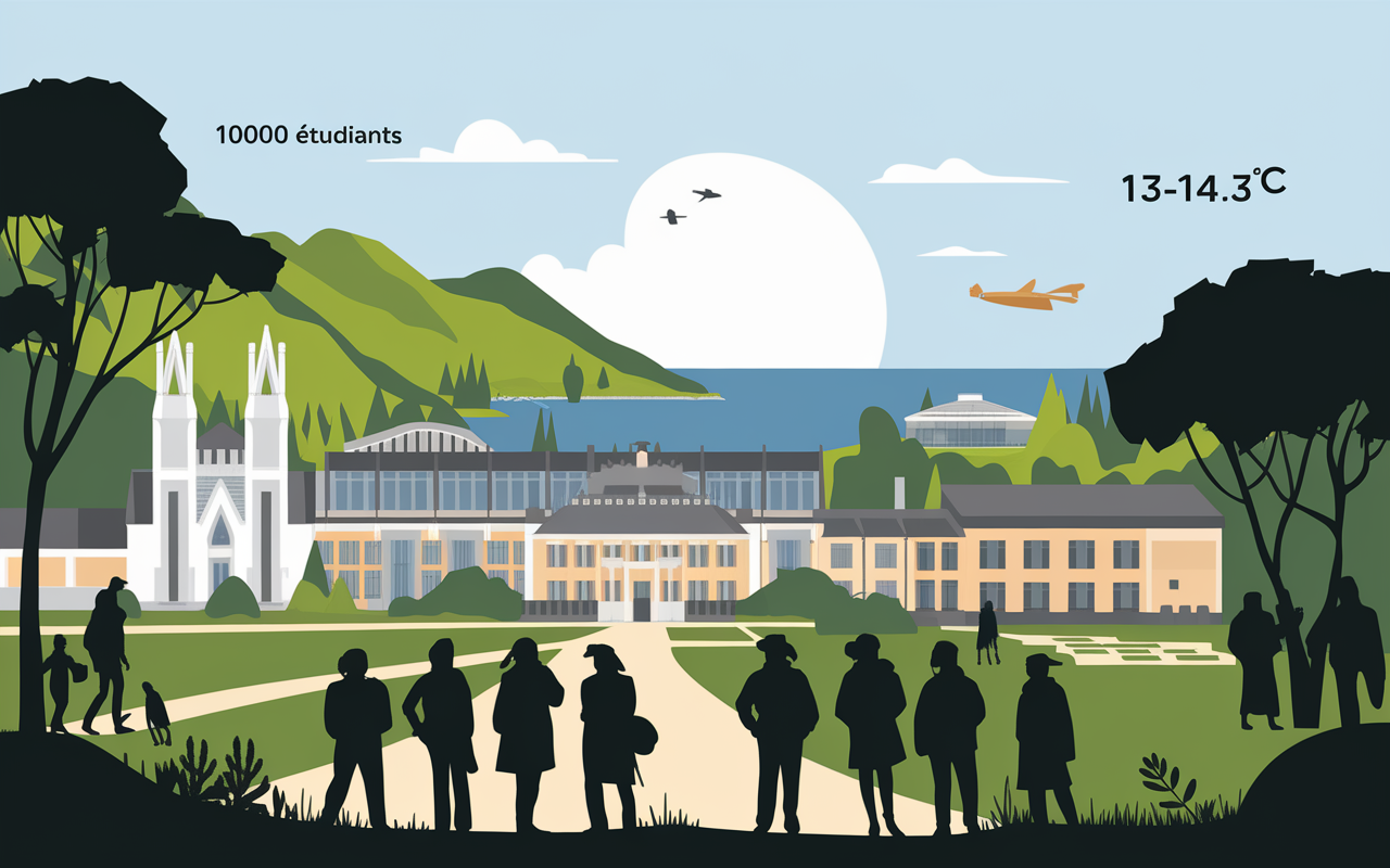 Infrastructure du campus Luminy entre collines, étudiants, chiffres clés