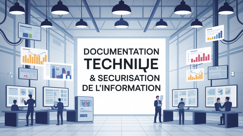 hall industriel moderne documentation technique securisation information