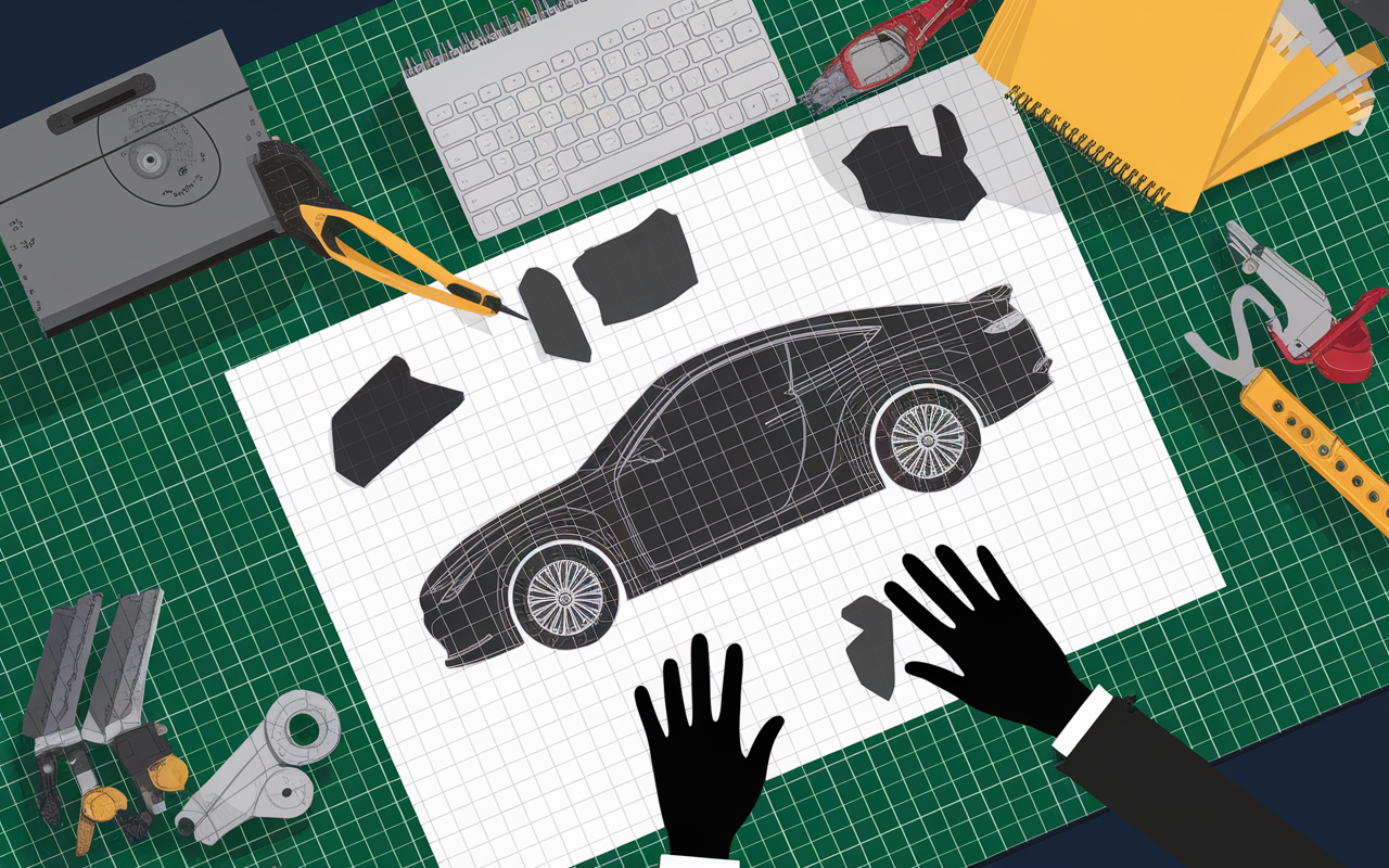Outils precision carrosserie polyester auto