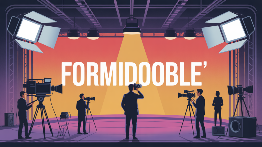 Formidooble plateau tournage production audiovisuelle