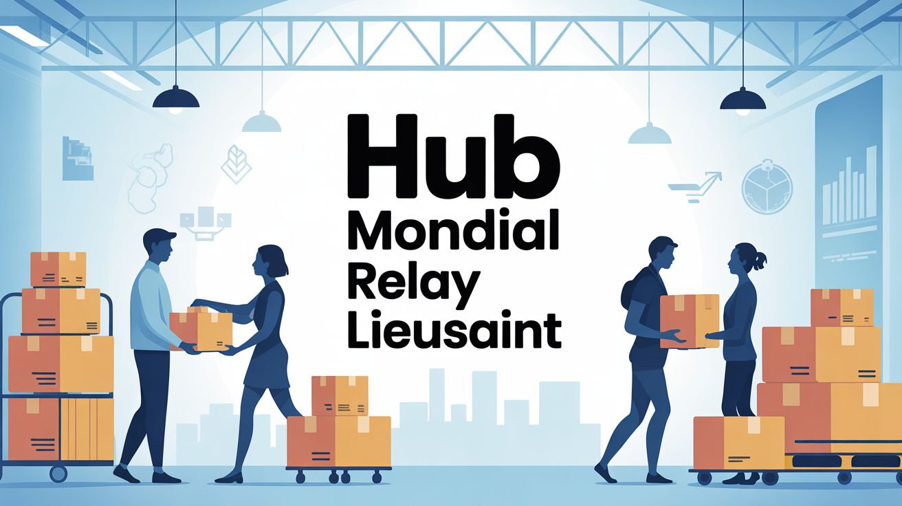 illustration centre logistique Mondial Relay Lieusaint